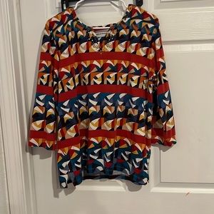 Alfred Dunner Medium multicolor 3/4 sleeve top